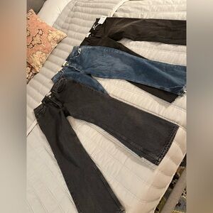 3 pairs! 2 Agolde, 1 Frame Jeans NWT size 28